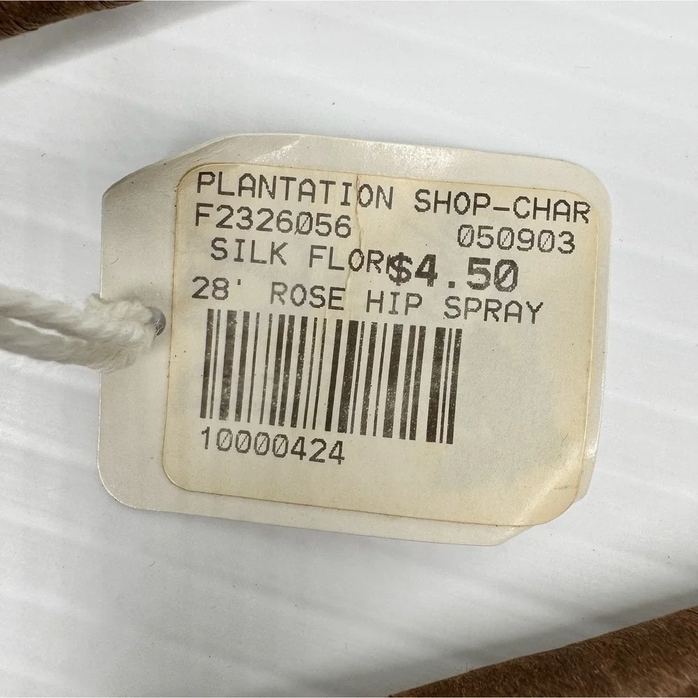 Plantation Shop 40 Inch Red Berry Branch and Leaf Floral Stems Set of 8 NEW